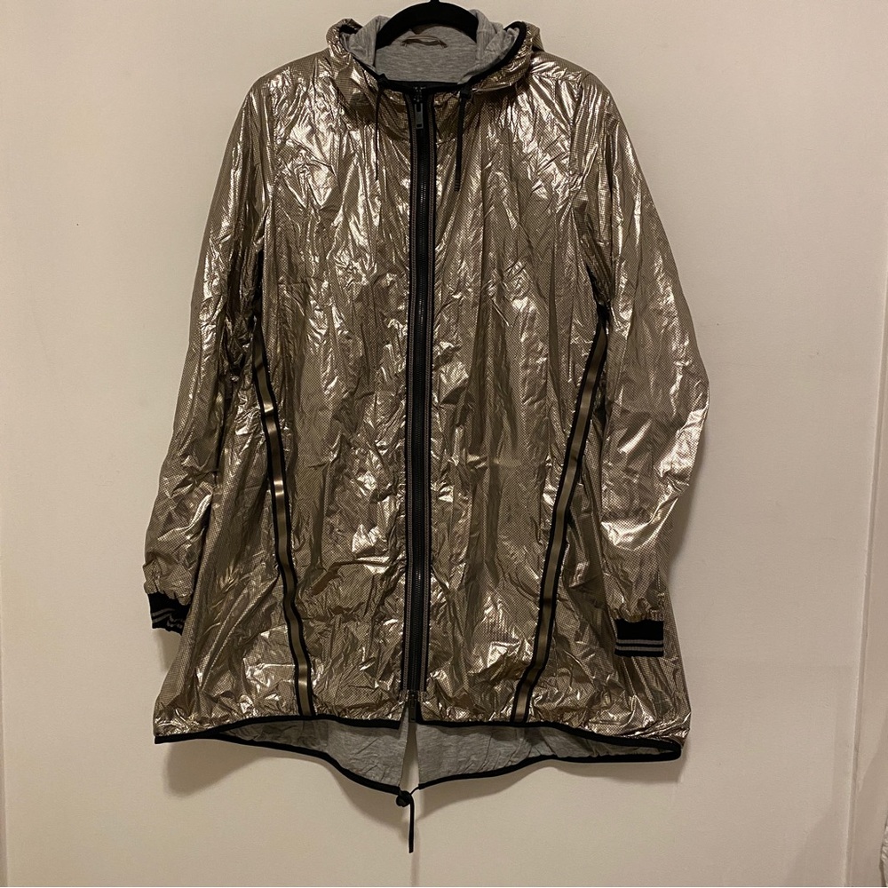 Beate Neymann street couture parka in gold